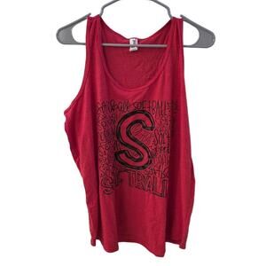 Anvil Red Softball Tank Top - XL